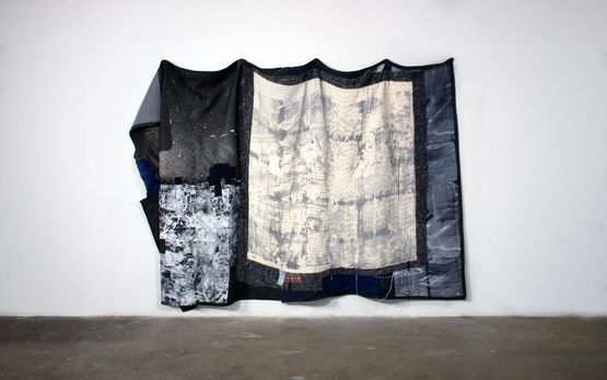 Debris by Clare Hu contemporary artwork Textile