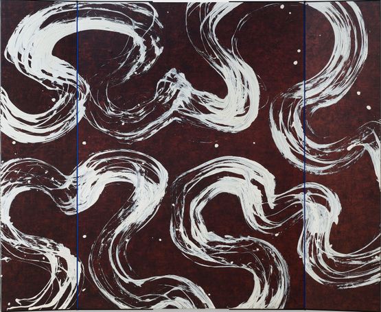 Dans lair des hautes terres  In the highland air by Fabienne Verdier contemporary artwork Painting