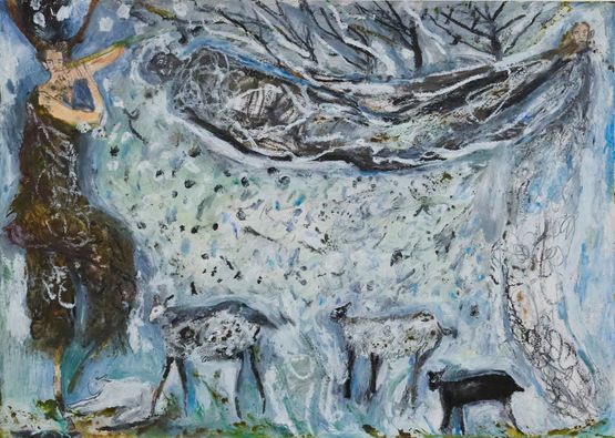 Two summers ago I think I met a fawn by Melissa Kime contemporary artwork Works on Paper