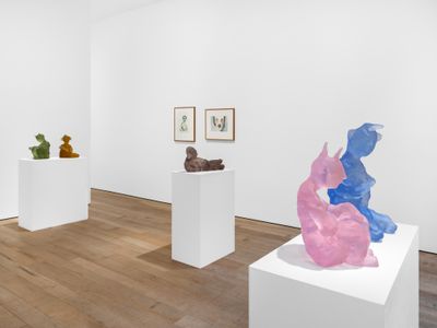 Paloma Varga Weiszs Lucent Folk Figures at Sadie Coles HQ