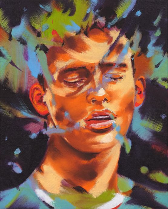 Doze by Norbert Bisky contemporary artwork Painting