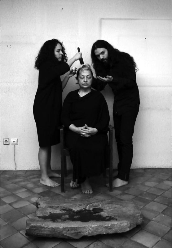 In Mourning by Barbad Golshiri contemporary artwork Moving Image