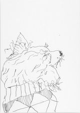 Work No. 1867 Jimmy by Martin Creed contemporary artwork drawing