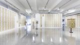 Erdkunde I IIIII Geography I II III by Hanne Darboven contemporary artwork installation