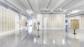 Erdkunde I IIIII Geography I II III by Hanne Darboven contemporary artwork Installation