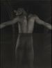 Male nude with black vetti by Lionel Wendt contemporary artwork Photography
