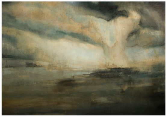 Falling Sky by Richard Whadcock contemporary artwork Painting
