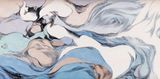 Rocky Stream by Hung Hsien contemporary artwork drawing