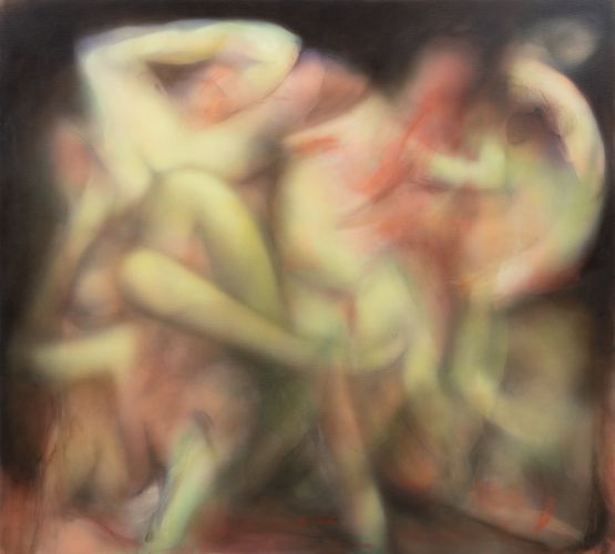 Unfurling by Sarah Drinan contemporary artwork Painting
