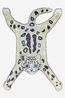 Nepalese rug Guardian snow leopard by Aya Takano contemporary artwork Sculpture