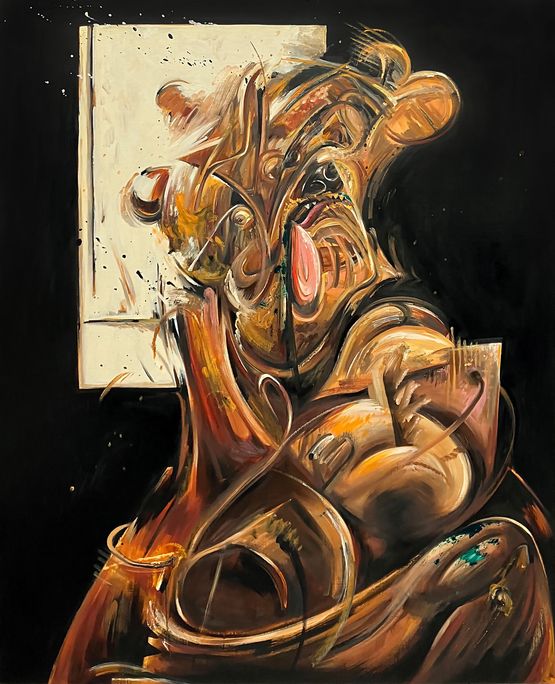 Melting Caramel by Bae Yoon Hwan contemporary artwork Painting