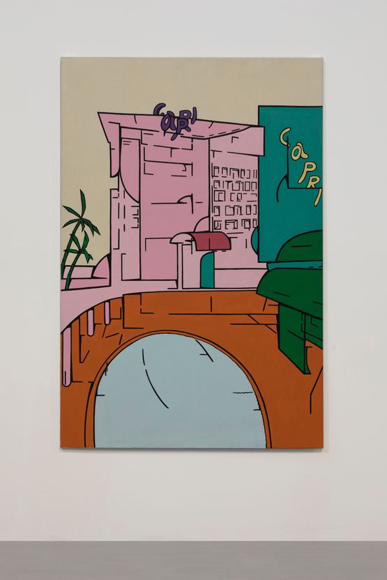 Hotel Capri by Valerio Adami contemporary artwork Painting