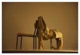 A Present That Remembers Reclining Chairs A Scene by Zeynep Kayan contemporary artwork print