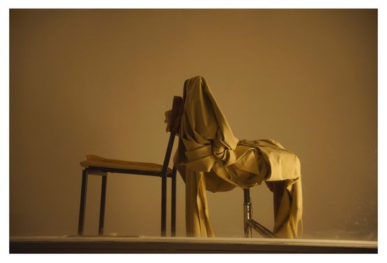 A Present That Remembers Reclining Chairs A Scene by Zeynep Kayan contemporary artwork Print