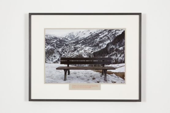 A lespere  Sommet by Sophie Calle contemporary artwork Photography