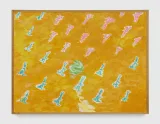 Untitled Bunnies and Vortex by Paul Thek contemporary artwork painting