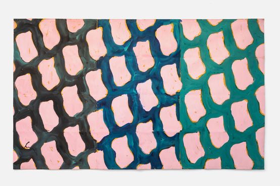 Untitled N2 1984 by Claude Viallat contemporary artwork Painting