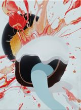 Sepulcro balqueado by Jose Castiella contemporary artwork painting works on paper