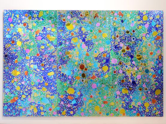 Shiny Love Maritime Treasure by Jun T. Lai contemporary artwork Painting