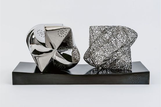 Cosmic Hearthedron Blissfulness by Man Fung Yi contemporary artwork Sculpture