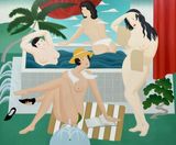 Bath 1029PM by Liu Youran contemporary artwork painting