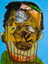 God gives Breath by Genesis Tramaine contemporary artwork painting