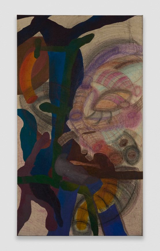 lurking over the Field of Emptiness by Kaveri Raina contemporary artwork Painting