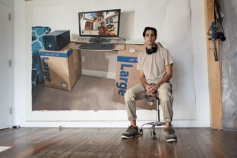 Contemporary art exhibition Mauro Martinez RateMySetup at Unit London United Kingdom