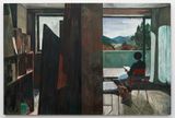 In the Studio by Xiao Jiang contemporary artwork painting works on paper