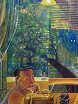 Long distance by Alvin Ong contemporary artwork painting