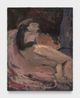 Nude with pink cloth by Janice Nowinski contemporary artwork Painting