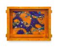 Small Flotsam Painting OrangePurple by Ashley Bickerton contemporary artwork Painting