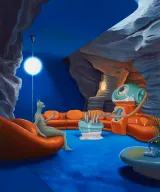 soloing the ersatz lounge by Jeremy Olson contemporary artwork painting