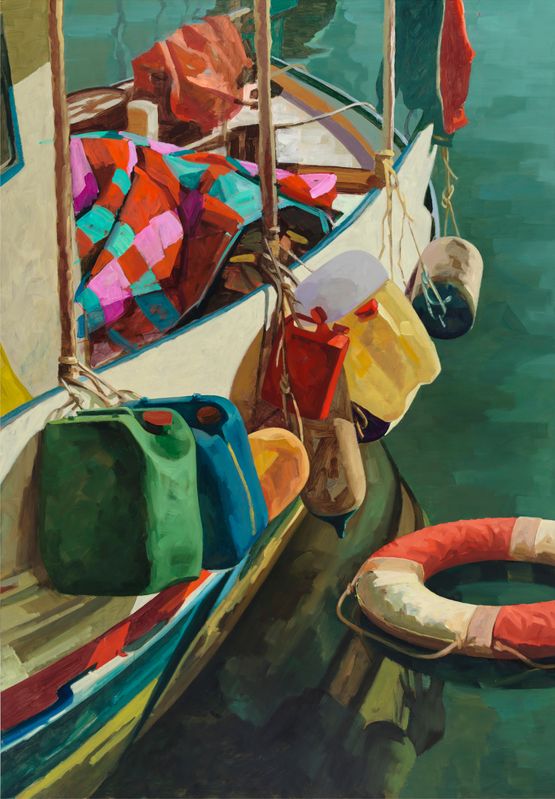 Deep Water by Xenia Hausner contemporary artwork Painting