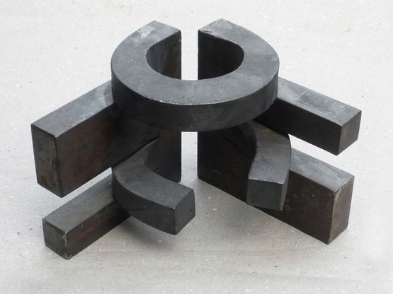 Stahlskulptur III Steel sculpture III by Peter Schwickerath contemporary artwork Sculpture