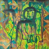 Alluvial 1 by Le Trieu Dien contemporary artwork painting works on paper