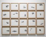 Notes on Essential Structures I II III IV by Rathin Barman contemporary artwork works on paper