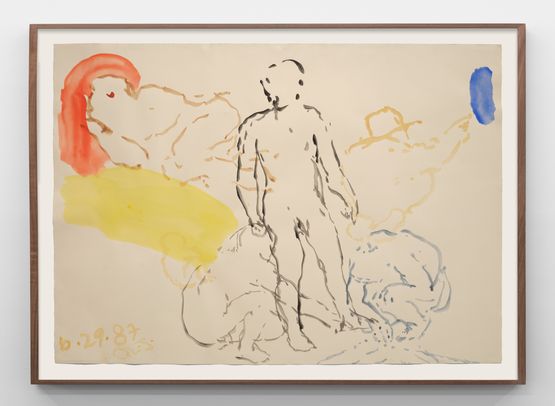 Watercolor 6.29.87-III by Oliver Lee Jackson contemporary artwork Works on Paper