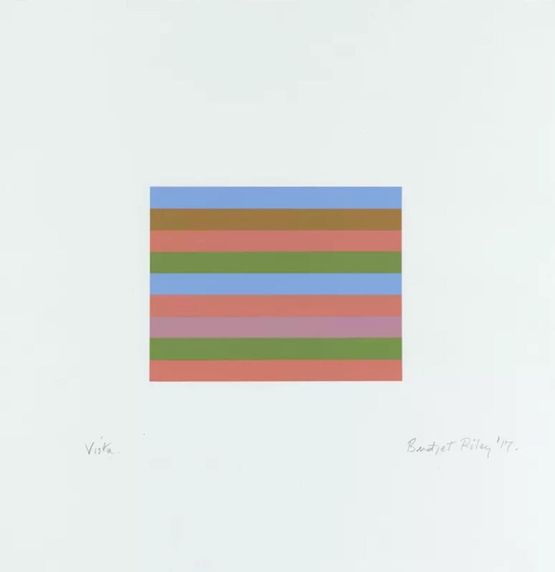 Vista by Bridget Riley contemporary artwork Print