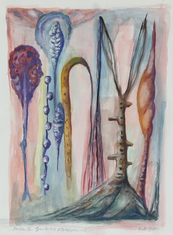 Sortierte Gewachse Totalreservate by Hartmut Neumann contemporary artwork Painting