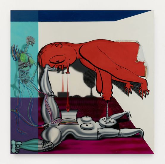 FATEBE NERVOUS GLORY by Ebecho Muslimova contemporary artwork Painting