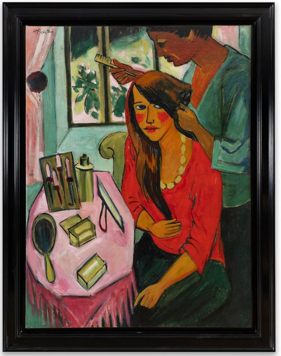 Toilette by Hermann Max Pechstein contemporary artwork Painting