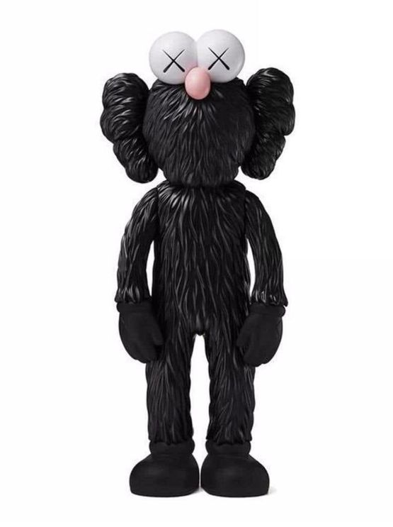 KAWS BFF Black KAWS BFF Companion by KAWS contemporary artwork Sculpture