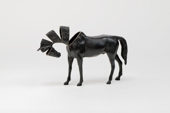 Zebroid by Etienne Chambaud contemporary artwork Sculpture