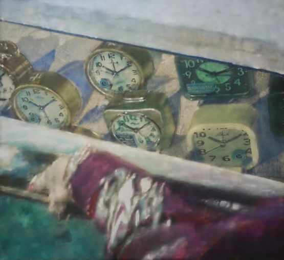 Put It somewhere Clockwise by Sarah Fripon contemporary artwork Painting