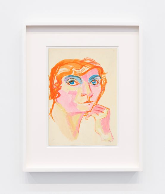 Self-Portrait by Eileen Agar contemporary artwork Works on Paper