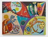 Headlamp and games in the dark by Nasim Hantehzadeh contemporary artwork painting