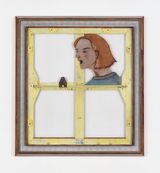Sing by Merlin James contemporary artwork mixed media