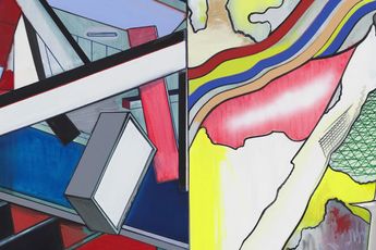 Contemporary art exhibition Thomas Scheibitz Bright Shadows at Spruth Magers London United Kingdom