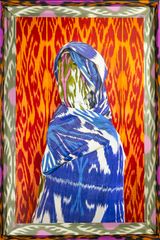 Ikat Ruby by Alia Ali contemporary artwork photography